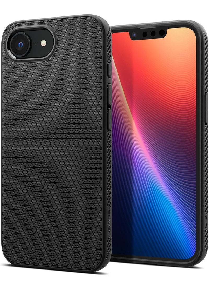Spigen Liquid Air for iPhone 16E Case Cover (2025) - Matte Black  - Image 1