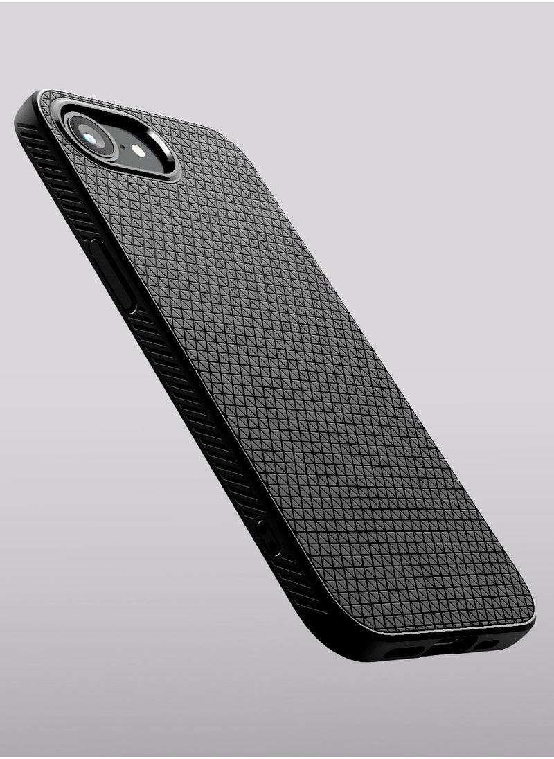 Spigen Liquid Air for iPhone 16E Case Cover (2025) - Matte Black  - Image 3