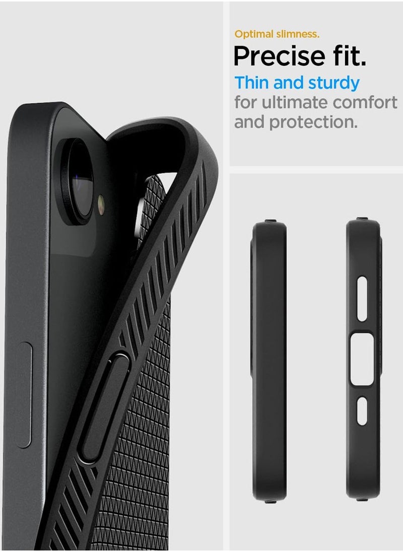 Spigen Liquid Air for iPhone 16E Case Cover (2025) - Matte Black  - Image 4