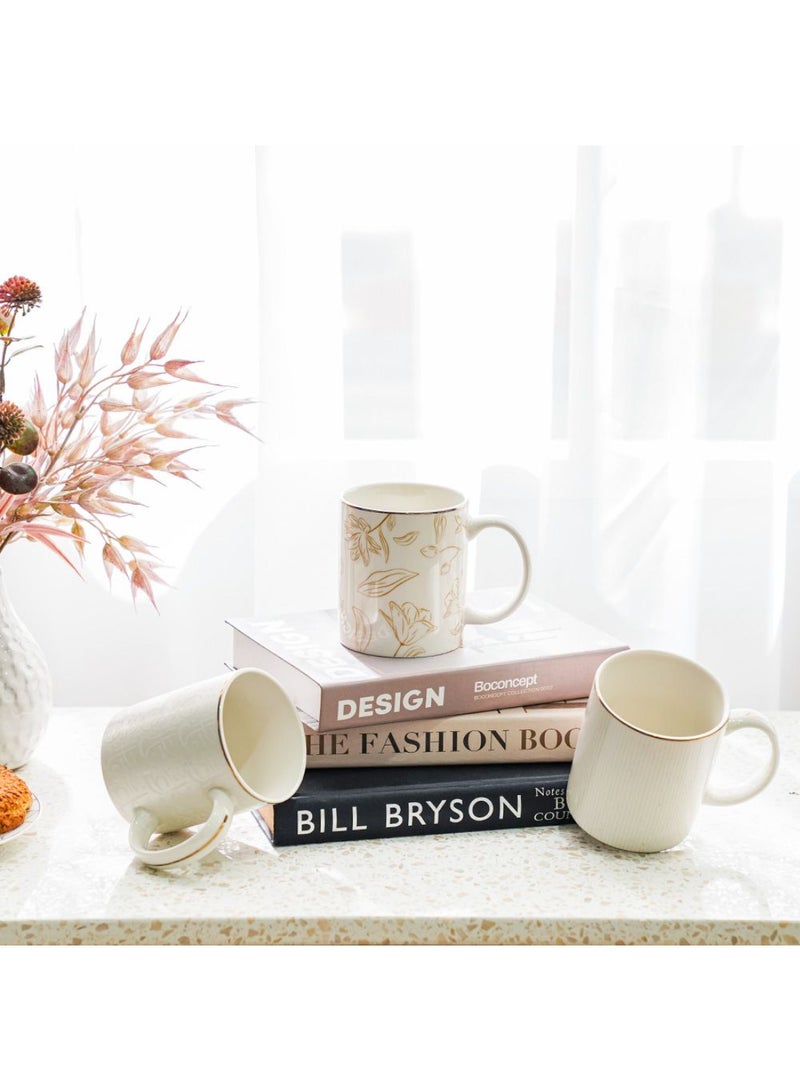 DANUBE HOME Beatrice New Bone China Mug – Premium Lightweight Coffee & Tea Cup, Elegant Durable Drinkware, Microwave & Dishwasher Safe, Perfect for Home, Office & Gifting -360ml - Image 4