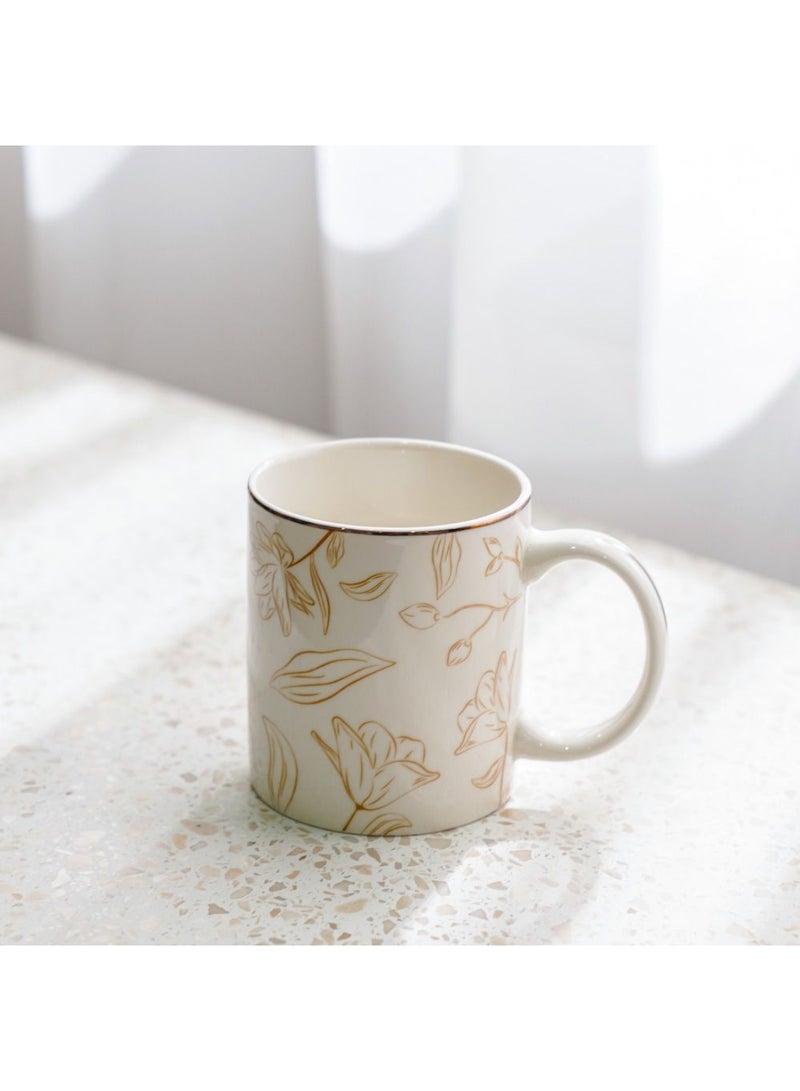 DANUBE HOME Beatrice New Bone China Mug – Premium Lightweight Coffee & Tea Cup, Elegant Durable Drinkware, Microwave & Dishwasher Safe, Perfect for Home, Office & Gifting -360ml - Image 1