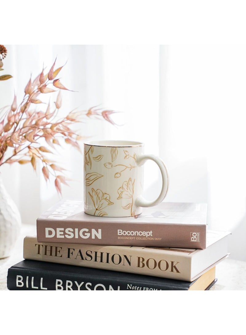 DANUBE HOME Beatrice New Bone China Mug – Premium Lightweight Coffee & Tea Cup, Elegant Durable Drinkware, Microwave & Dishwasher Safe, Perfect for Home, Office & Gifting -360ml - Image 3