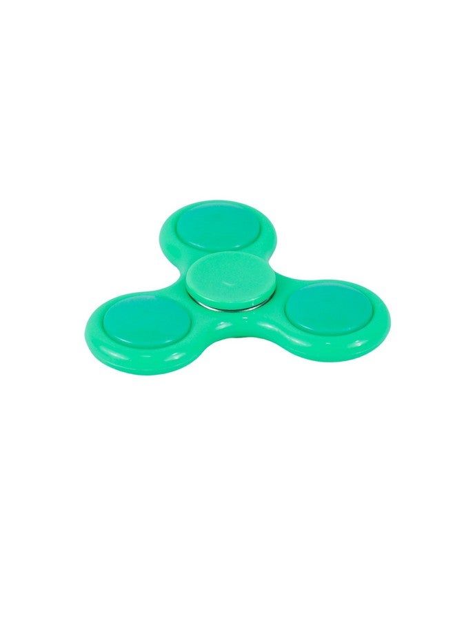 Premsons® Hand Spinner Desk Toy - High Speed Smooth Finger Spin Sensory Fidget Stress Relief Game Play for Kids & Adults - Birthday Party Gift - Plastic - Green - Image 3