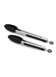 Set of 2 black kitchen tongs - 30 & 23 cm - pzsku/Z032F11000BD38079EA34Z/45/_/1739201989/deb3fc5a-e2b7-4535-a23a-ebe76ac9a636