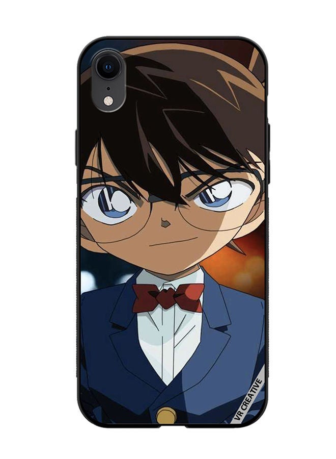VR CREATIVE Protective Case Cover For Apple iPhone XR Detective Conan Character Design Multicolour - Image 1