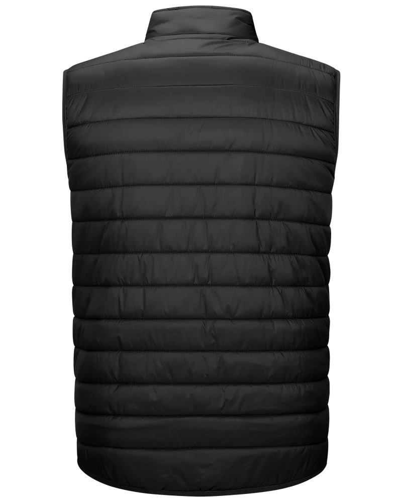 33,000ft Men's Lightweight Packable Insulated Puffer Vest Outerwear, Warm Winter Sleeveless Jacket for Golf Running - Image 2