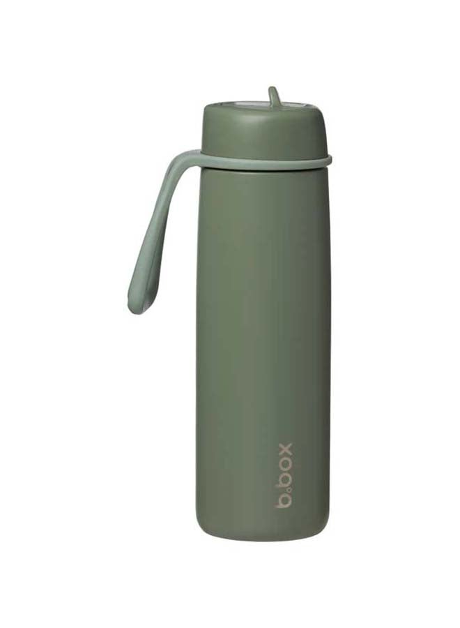b.box 690ml Insulated flip Top Bottle - olive - Image 1