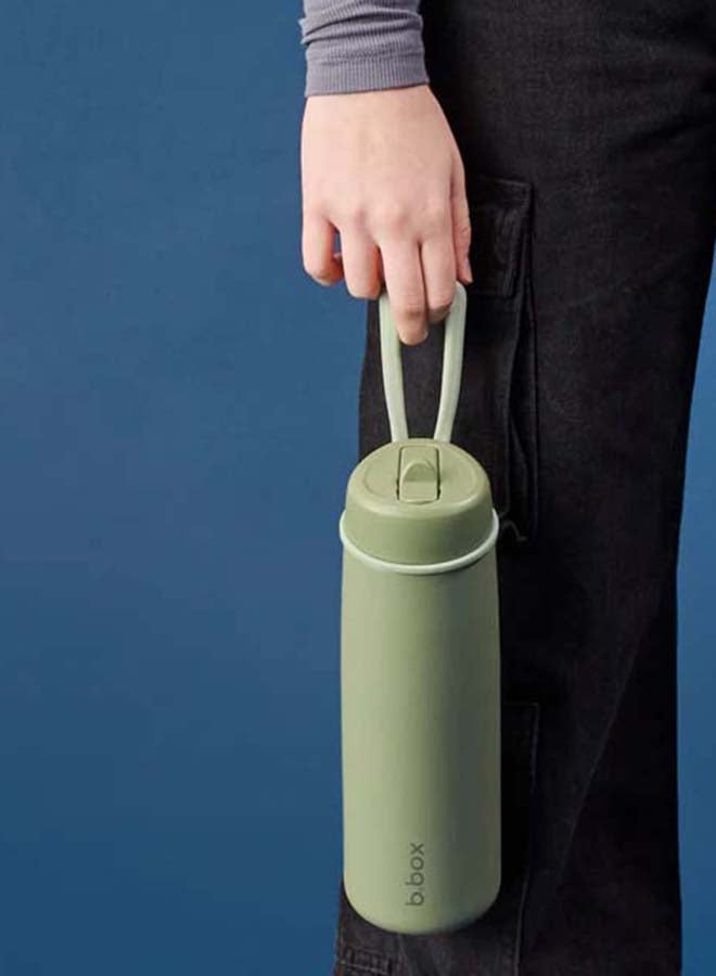 b.box 690ml Insulated flip Top Bottle - olive - Image 5