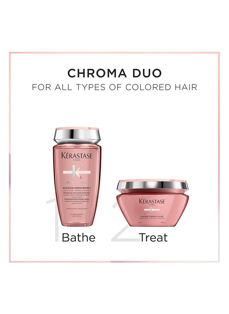 KERASTASE Chroma Absolu Protecting Haircare Duo for Thick Colored Hair - Limited Edition gift set, 20% Savings