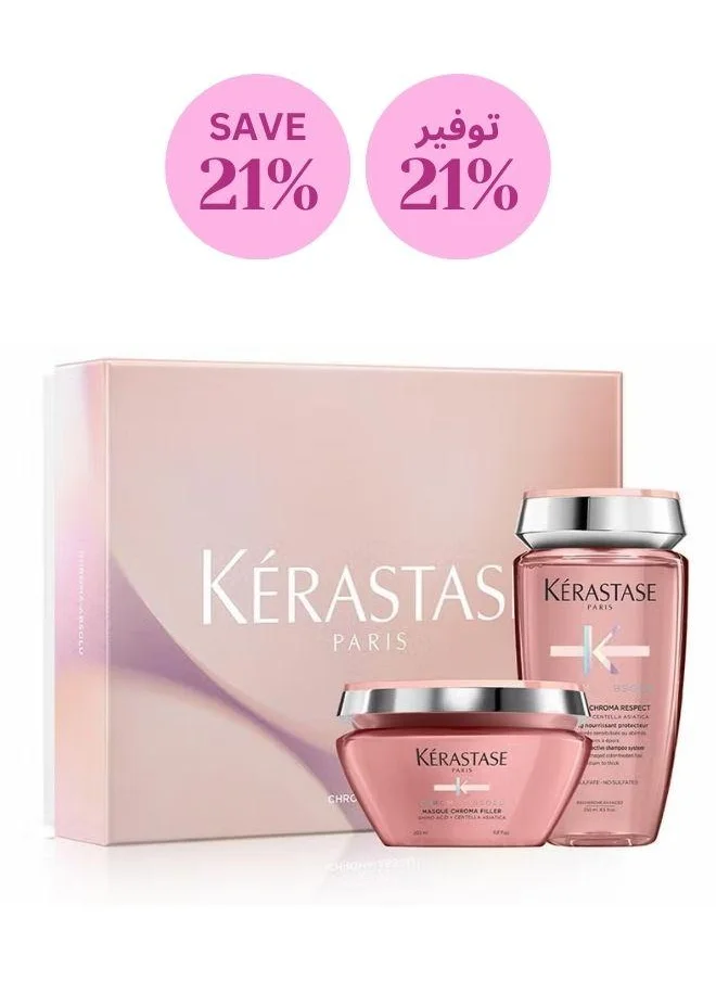 KERASTASE Chroma Absolu Protecting Haircare Duo for Thick Colored Hair - Limited Edition gift set, 20% Savings