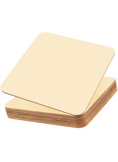 Coopay 12 Pieces 12 X 12 Inches Unfinished Squares Blank Wooden Pieces Wooden Square Cutouts Wood Slices For Painting Writing Carving Diy Arts Craft Project Supplies And Decorations  - Image 1