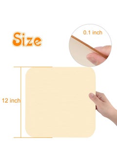 Coopay 12 Pieces 12 X 12 Inches Unfinished Squares Blank Wooden Pieces Wooden Square Cutouts Wood Slices For Painting Writing Carving Diy Arts Craft Project Supplies And Decorations  - Image 2