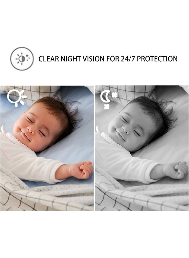 iBaby Smart WiFi Baby Monitor, 1080P Full HD Camera, Temperature and Humidity Sensors, Motion and Cry Alerts, Moonlight Projector, Remote Pan and Tilt with Smartphone App for Android and iOS - Image 4