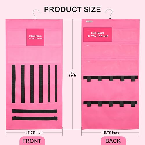 FAB ELLITE Hair Bows Holder Wall Hanging | Large Capacity Soft Felt Organizer for Baby Hairbands & Clips | Girls’ Hair Accessories Storage Rack | Decorative Kids Room Display - Image 2