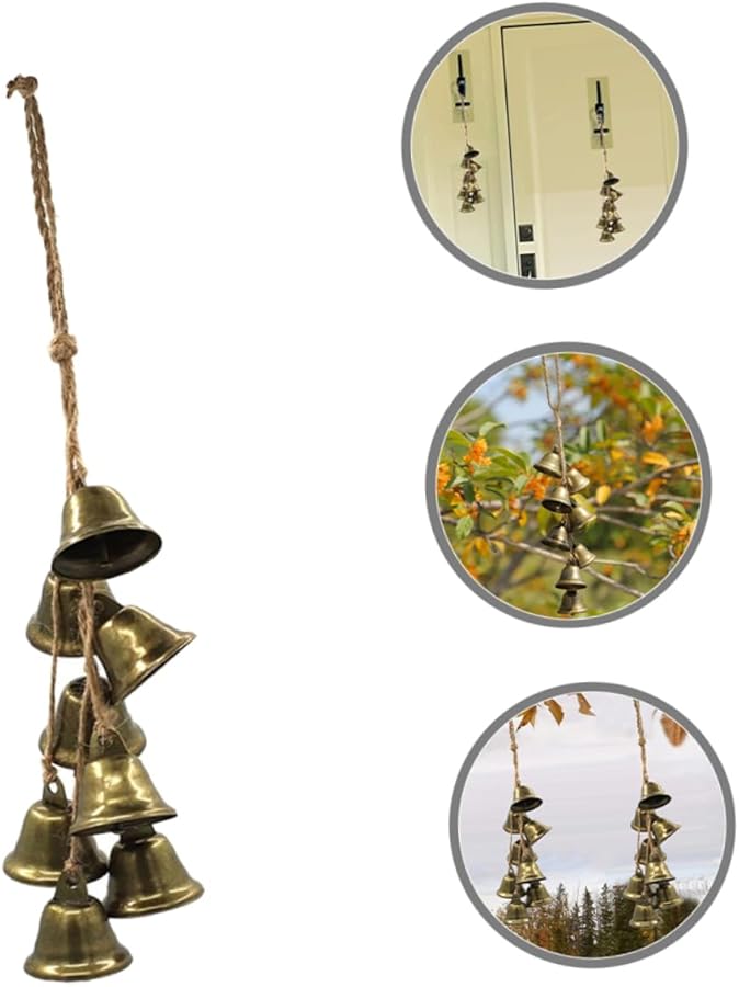 أجراس الرياح الساحرة لهالوين حرفة زخرفية مع حبل لاسترخاء المنزل - Image 5