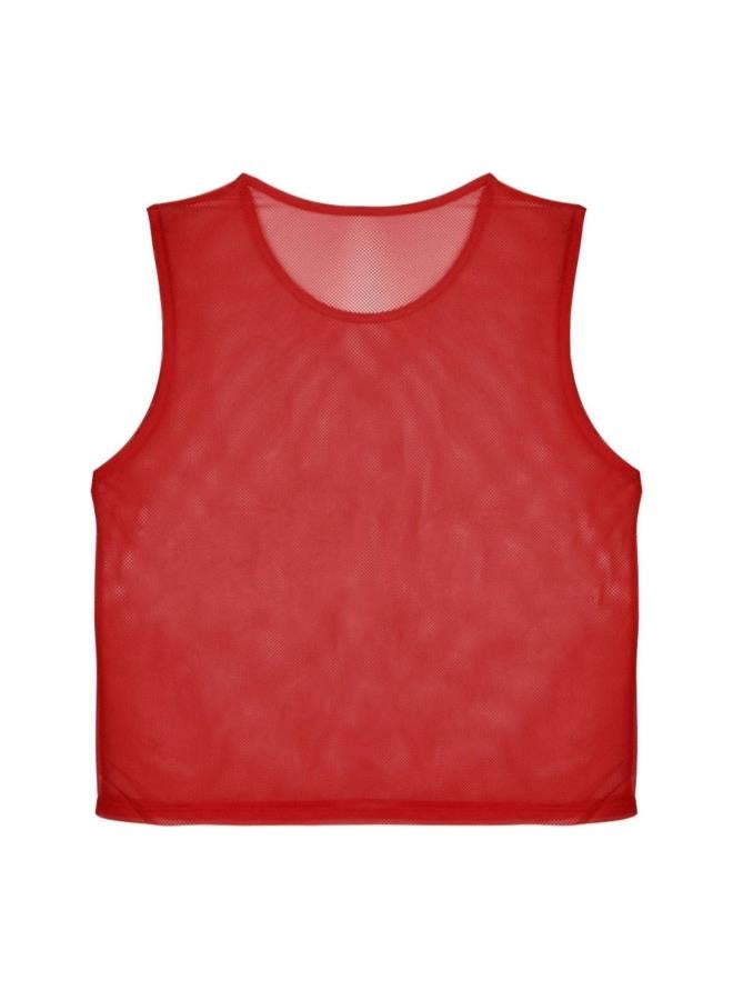 12 Pack Mesh Sports Training Bibs Breathable Adults Football Training Jerseys Bibs for Soccer, Basketball, Volleyball and Other Team Games - Image 1