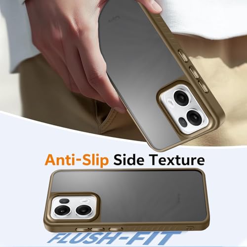 KARWAN®️ Shockproof Back Case Cover for Oppo Reno 13 Pro | Camera Protection Bump |Shockproof Back Case Cover for Oppo Reno 13 Pro - Brown - Image 2