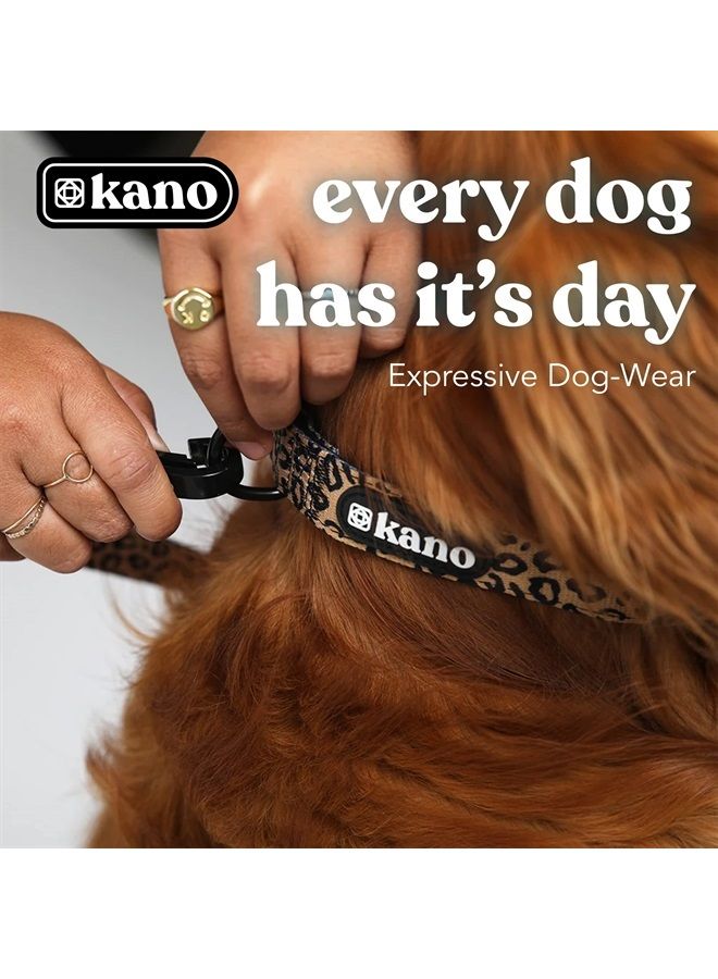 Kano KANO Dog Collar I Fully Adjustable and Made with Durable Polyester, Metal D-Ring and a Quality Buckle I Training, Walking, and Jogging Tool for Small, Medium, and Large Breeds I Fierce  - Image 1