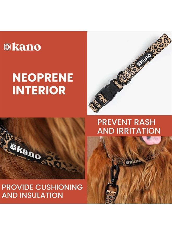 Kano KANO Dog Collar I Fully Adjustable and Made with Durable Polyester, Metal D-Ring and a Quality Buckle I Training, Walking, and Jogging Tool for Small, Medium, and Large Breeds I Fierce  - Image 3