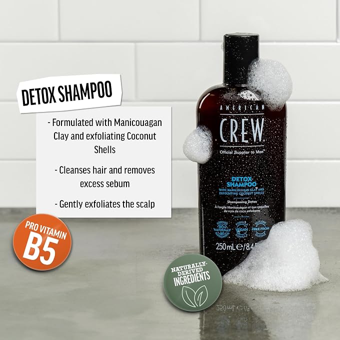 AMERICAN CREW Detox Shampoo 250ml White 738678001158 - Image 2