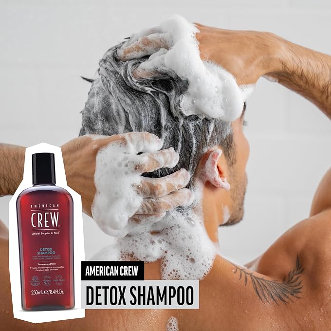 AMERICAN CREW Detox Shampoo 250ml White 738678001158 - Image 3