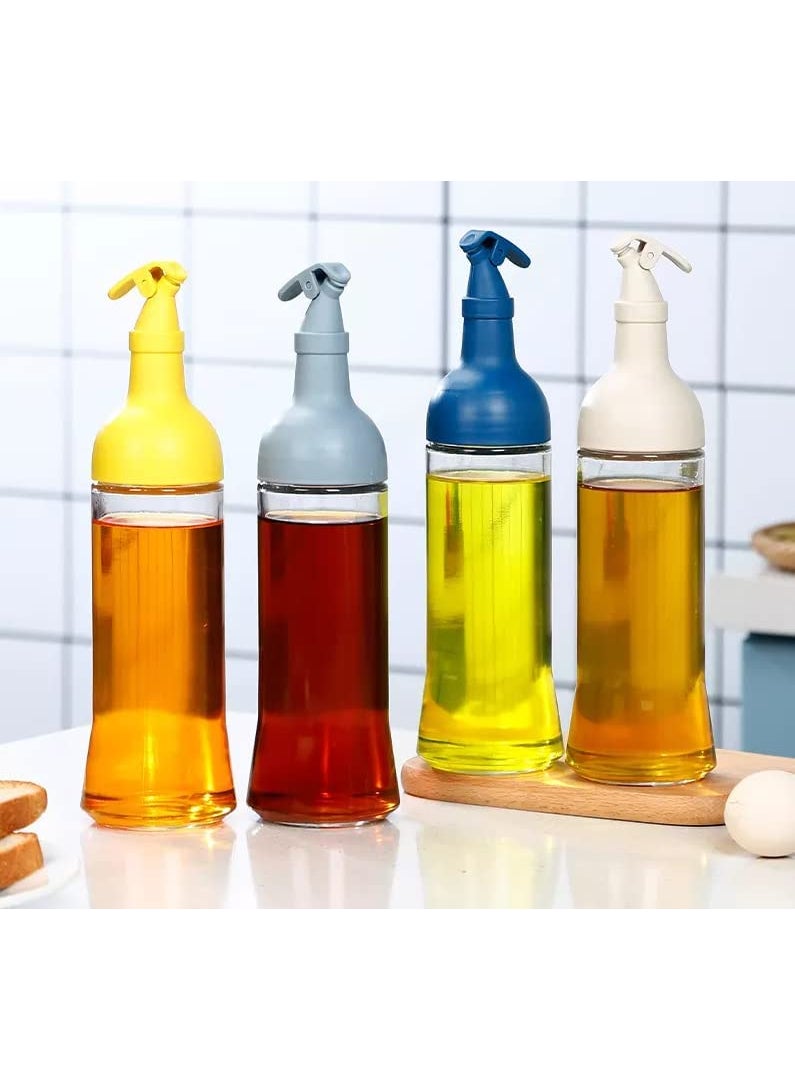 DD RETAILS - DD Retails Glass Oil Dispenser Bottle || Oil Control Pot for Kitchen || Cooking Oil Dispenser -500 Ml (Multicolor) (Pack of 1) - Image 1