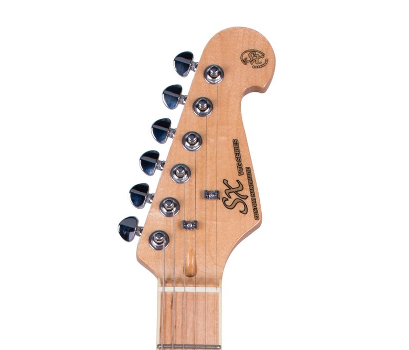 SX جيتار SX SST/ASH/TBU من سلسلة أش خشب البلوط - أزرق شفاف - Image 4