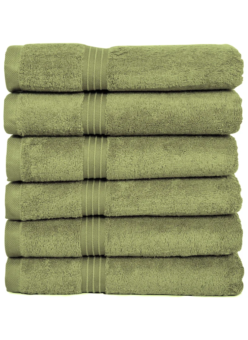 Bliss Casa Bliss Casa - Large Hand Towels (6 Pack, 50 x 100 cm) - 100% Combed Cotton - Premium Quality, Ultra Soft and Highly Absorbent, Hotel & Spa Quality Hand Towels