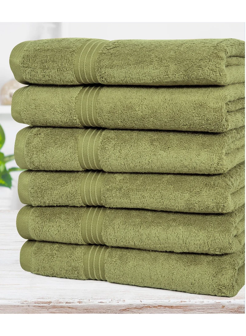 Bliss Casa Bliss Casa - Large Hand Towels (6 Pack, 50 x 100 cm) - 100% Combed Cotton - Premium Quality, Ultra Soft and Highly Absorbent, Hotel & Spa Quality Hand Towels