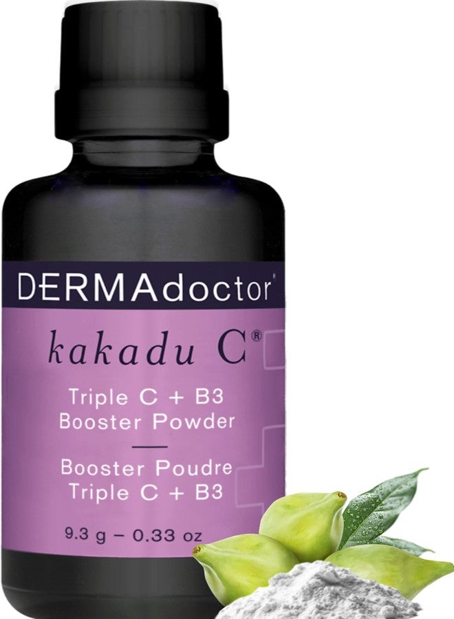 DERMAdoctor Kakadu C Dermatologist Formulated Triple C + B3 Booster Powder, Vitamin C Serum Booster and Niacinamide Pore Minimizer for Face, Active Skin Repair for Brightening and Refining - 0.33 oz - Image 1