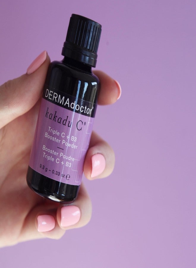 DERMAdoctor Kakadu C Dermatologist Formulated Triple C + B3 Booster Powder, Vitamin C Serum Booster and Niacinamide Pore Minimizer for Face, Active Skin Repair for Brightening and Refining - 0.33 oz - Image 5