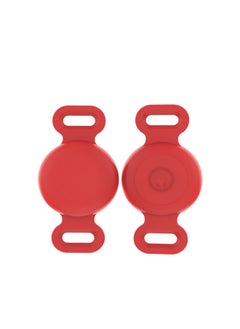 Suitable For Anti-loss Device Apple Locator Silicone Protective Case Airtag Protective Case All-inclusive Waterproof-Color:Red OPP Waterproof Cover-Applicable Model:Depth Waterproof Airtag Protective Cover S Code