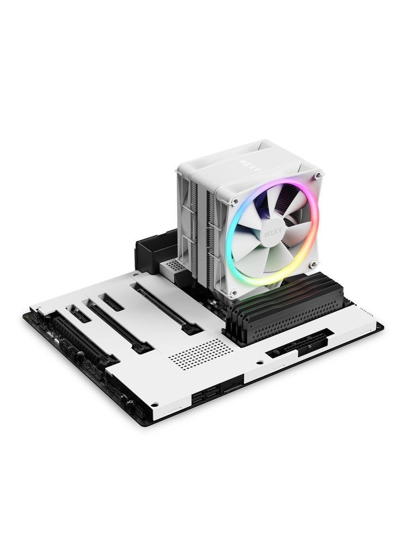 NZXT - NZXT T120 120mm RGB White Air Cooler - Image 1