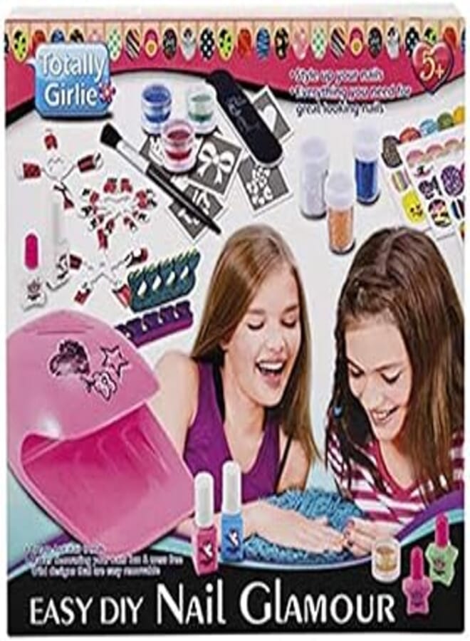 Totally Girlie Nail Glamour Set for Girls