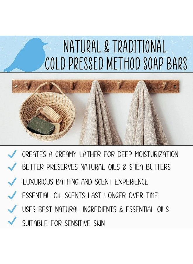 BLUEBYRD SOAP CO. Ginger Lemongrass All Natural Soap Bar With Neem Oil | Cleansing Beauty Bar Soap Scented With 100% Essential Oils | Neem For Eczema Prone Skin Psoriasis And Acne 5Oz. (Ginger)  - Image 5