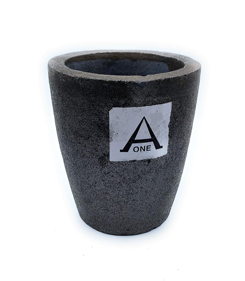 Aone Clay Graphite Foundry Crucibles No 1.5-2Kg for Refining, Casting, Melting of Gold, Silver, Brass, Copper & Other Metals for Goldsmith, Metallurgy, Furnace, Bullion, Refinery, Metalsmith,Jewellery - Image 1