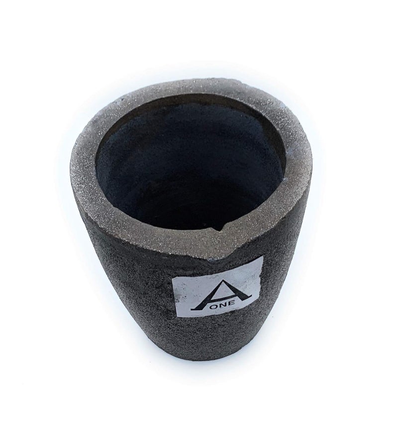 Aone Clay Graphite Foundry Crucibles No 1.5-2Kg for Refining, Casting, Melting of Gold, Silver, Brass, Copper & Other Metals for Goldsmith, Metallurgy, Furnace, Bullion, Refinery, Metalsmith,Jewellery - Image 2