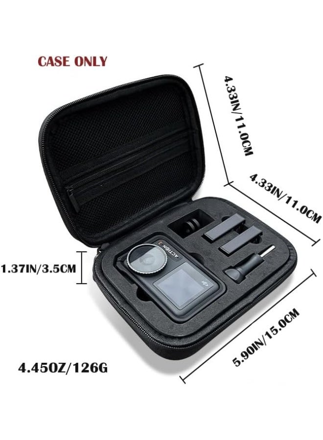 Camera Carrying Bag for DJI Osmo Action 5 Pro,Action 4,Action 3, Storage Case Only,1 Pack,Black - Image 3