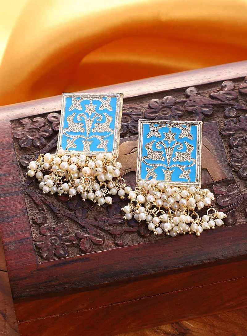 SOHI Contemporary Artificial Drop Earring Jewellery