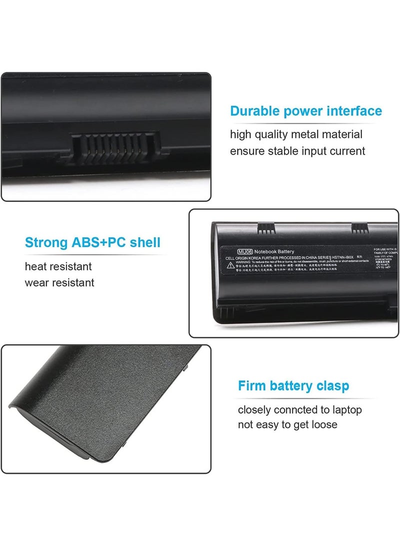 Zexen بطارية Zexen MU06 MU09 متوافقة مع HP G6 G7 G62 G72 G4 / 2000 PC / DV6 DV7 DM4 / Compaq Presario CQ32 CQ42 CQ43 CQ56 CQ57 CQ62 CQ72 435 436[10.8V 5200mAh 6Cell] - Image 3