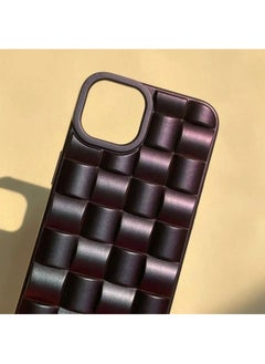 Color Fans Matte Purple 3D Cube Weave Texture iPhone 14 13 12 Pro Max Case iPhone 14 13 12 Pro Case iPhone 14 Plus Case iPhone 14 13 12 Case  - Image 4