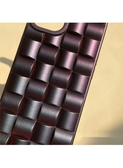 Color Fans Matte Purple 3D Cube Weave Texture iPhone 14 13 12 Pro Max Case iPhone 14 13 12 Pro Case iPhone 14 Plus Case iPhone 14 13 12 Case  - Image 5
