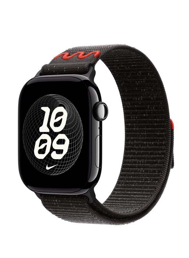 Apple 46mm Midnight Black Nike Sport Loop Black - Image 2