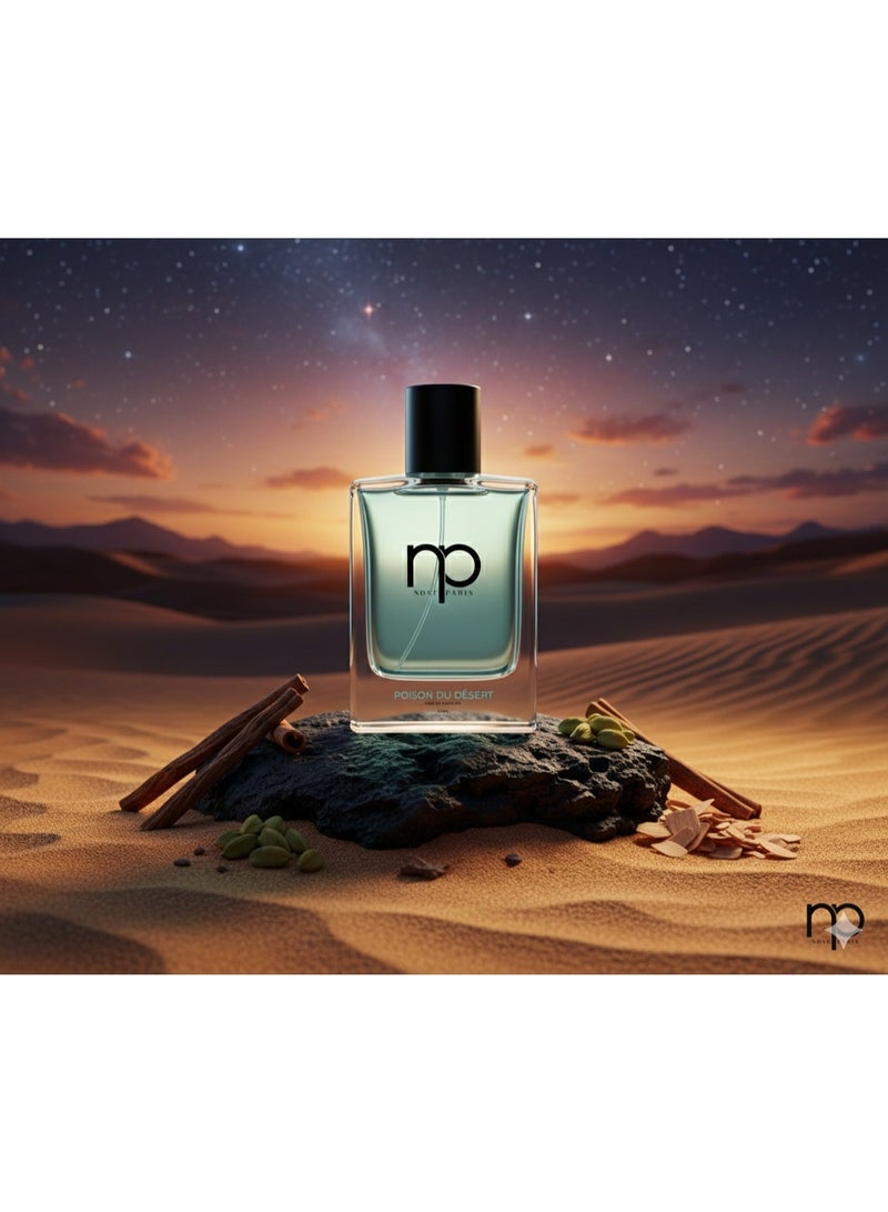 Nose Paris Poison Du Desert (Desert Poison) for Men - Eau de Parfum, 50ml - Intense Spicy & Woody Oud-Style Scent - Image 4