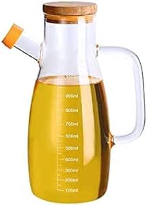 BIG CART 900ML Cooking Seasoning Bottle Glass Oil Dispenser with Handle Cooking Oil Jar Kitchen tools - Image 2