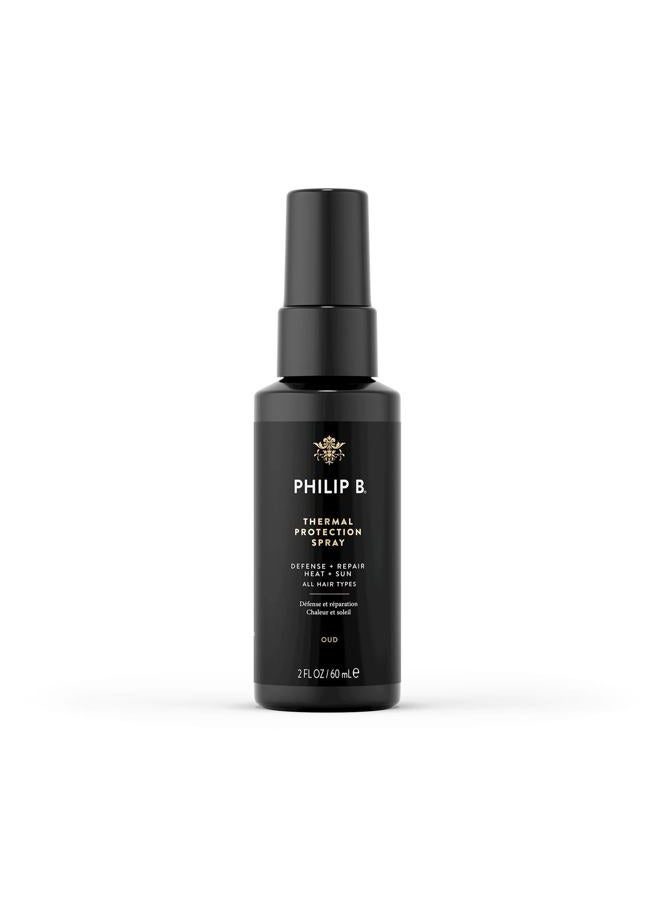 PHILIP B Thermal Protection Spray 2 oz. (60 ml) | Plump, Shine & Protect Hair from Heated Hair Tools - Image 1