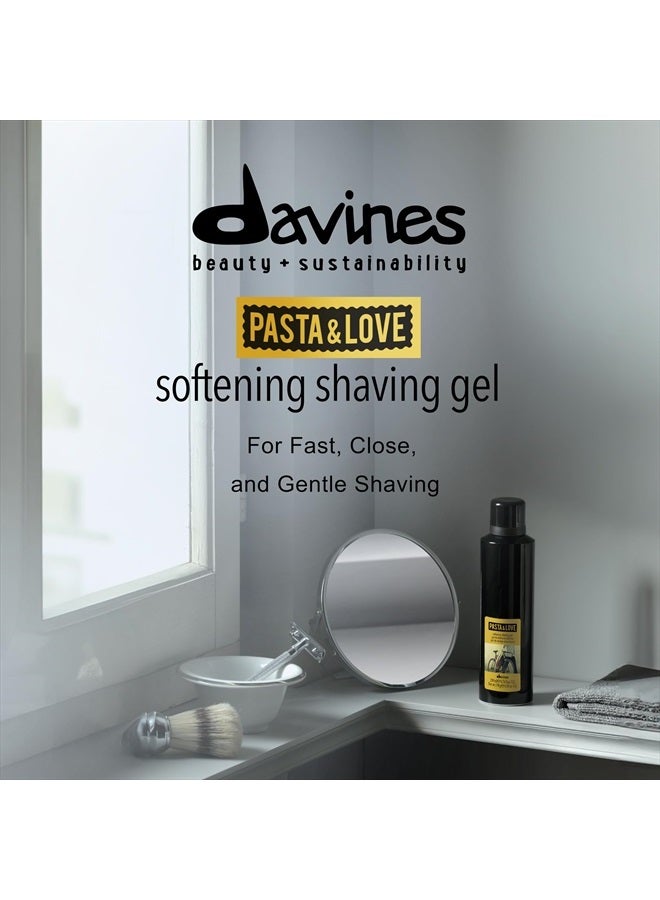 Davines Pasta & Love Men's Softening Shaving Gel to Foam, Soothing Formula with Alkekengi Extract, 6.76 fl. oz. - Image 2