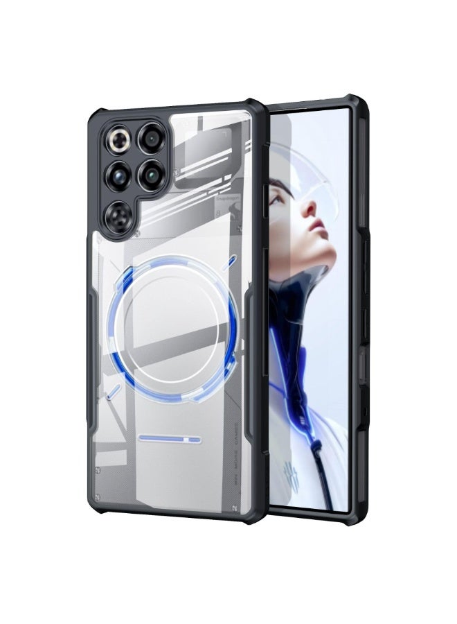 general Case Compatible with ZTE Nubia RedMagic 11 Pro+/ RedMagic 11 Pro, TPU+acrylic Shockproof Bumper Transparent Phone Back Cover, Anti-Yellowing Slim Fit Protective Case - Image 1