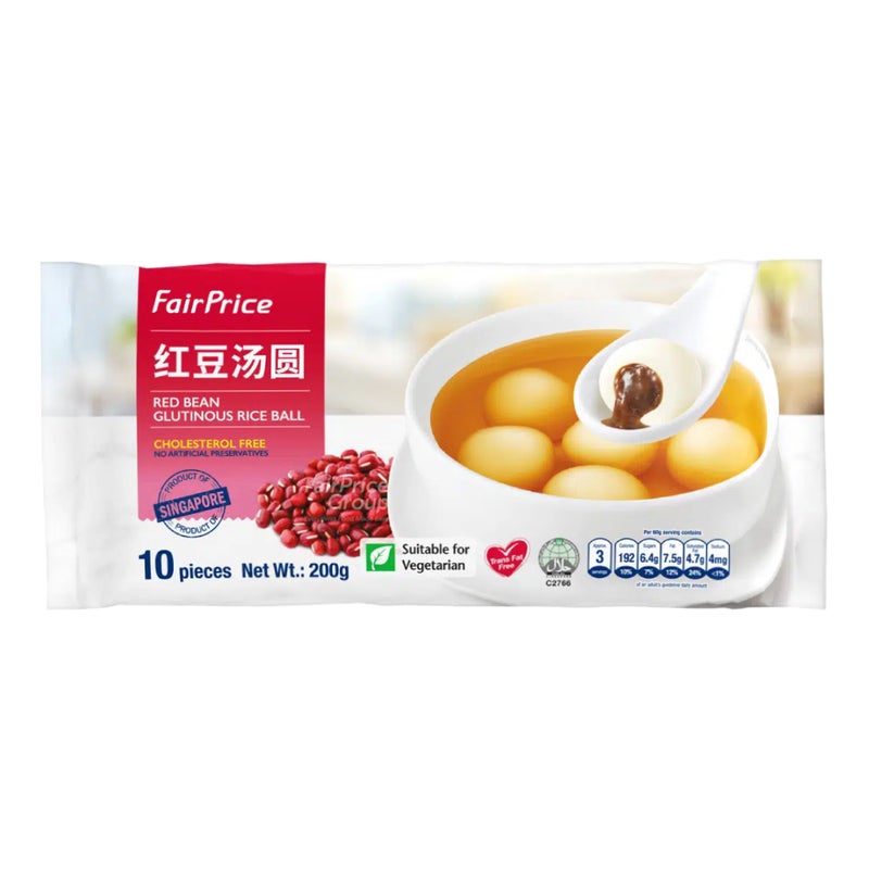 FairPrice Glutinous Rice Ball, Red Bean - 200g, Singapore - Image 2