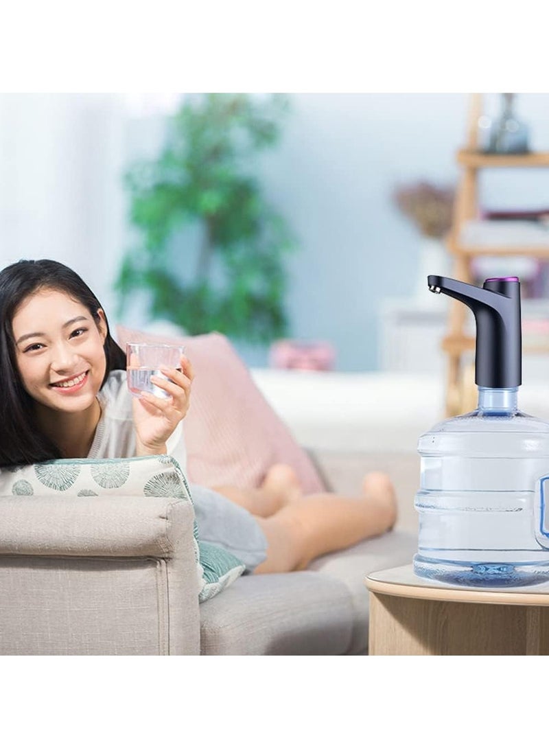 Smart electric pump,Rechargable,Electric Gallon Bottled Drinking Water Pump Dispenser Switch, Automatic Electric Water Drinking Portable Button Pump For Kitchen Home Office And Outdoor Camping - Image 2